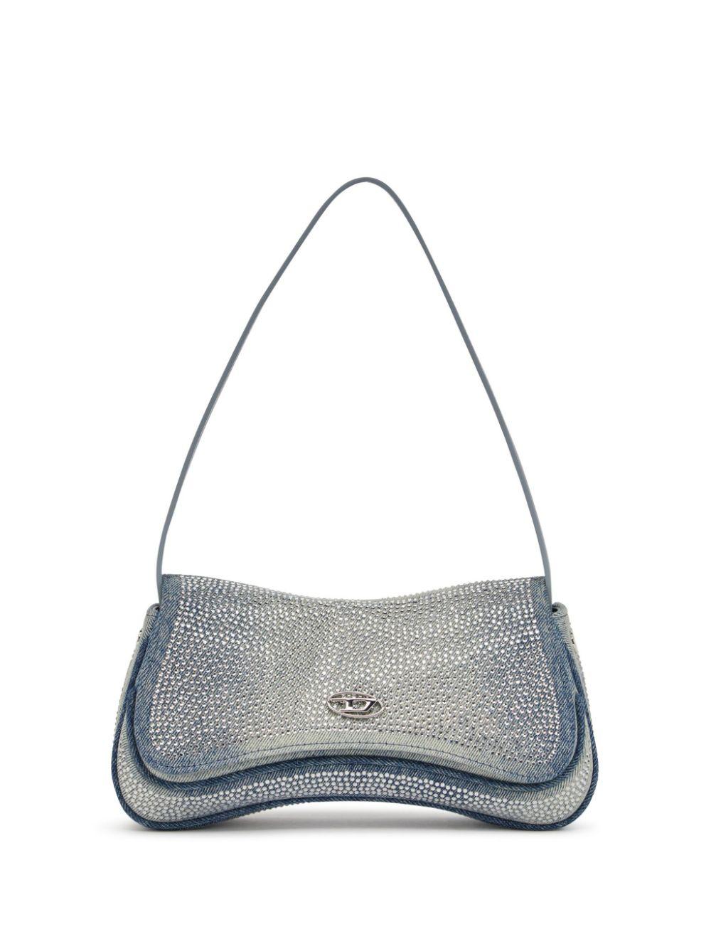 DIESEL レディース グレー Play Clutch ショルダーバッグ ショルダーバッグ