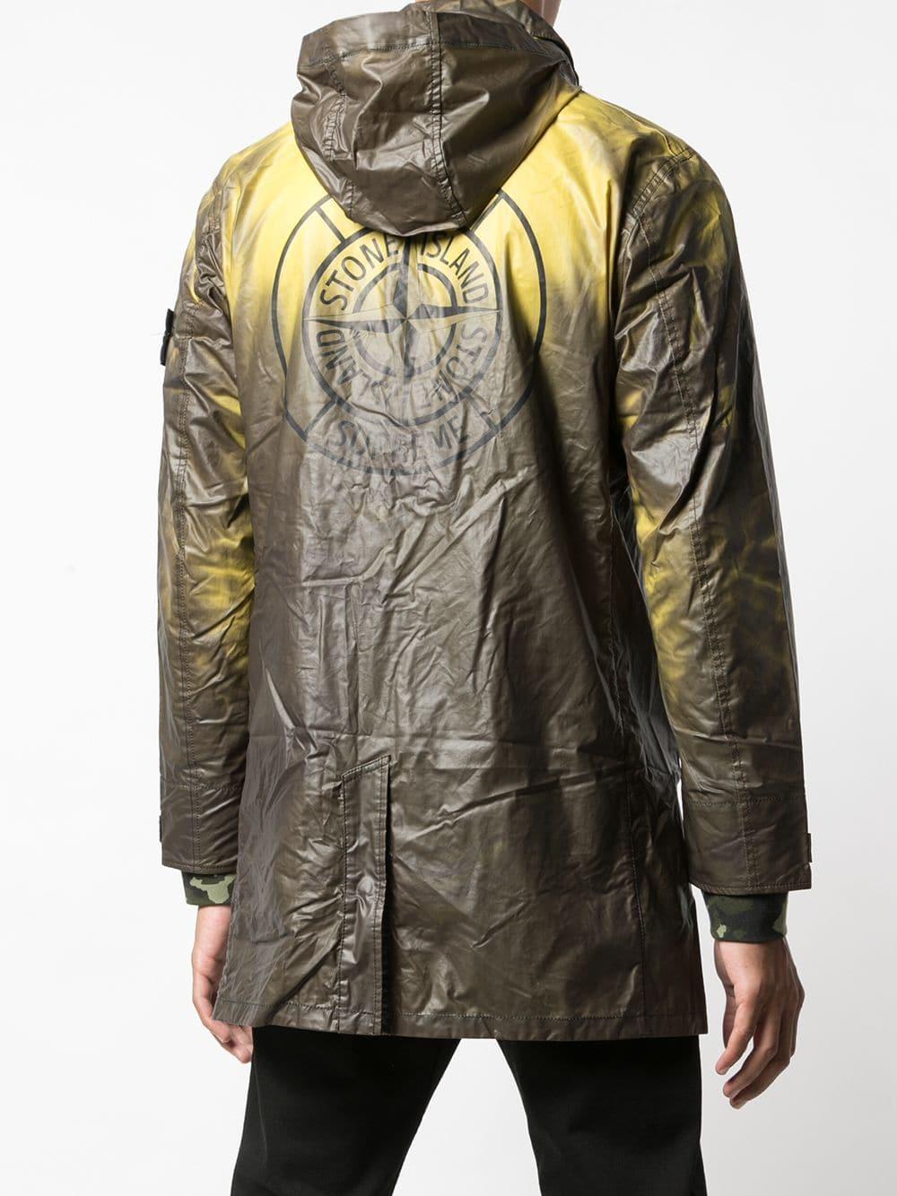 Supreme X Stone Island Heat Reactive Trenchcoat in Green for Men | Lyst UK