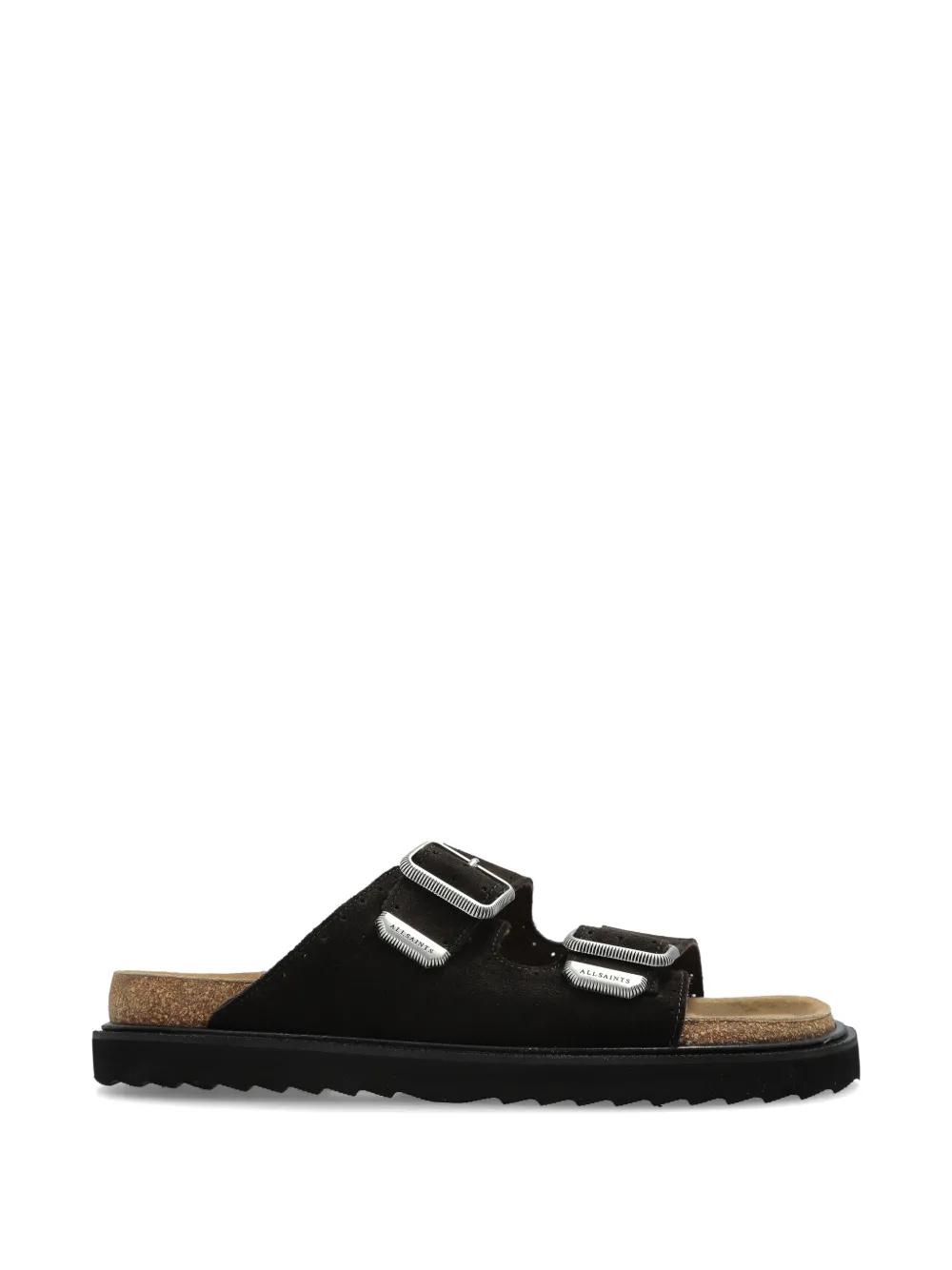 All Saints Black and Brown Men\'s Sandals All Saints | Shoes | All Saints Black And Brown Mens Sandals  main image 2