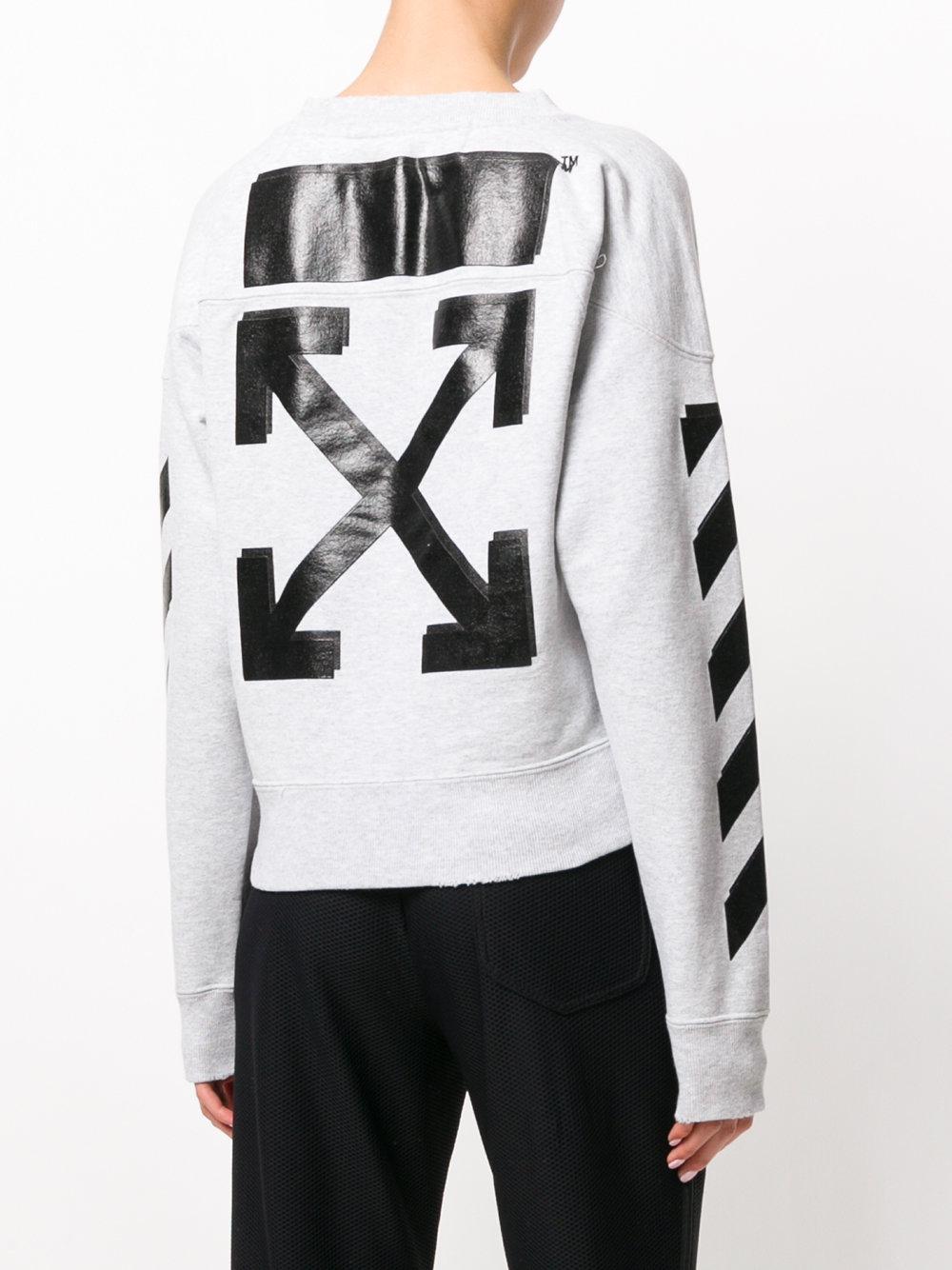 off white co champion hoodie