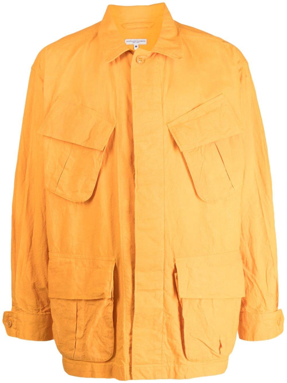 Engineered Garments Jungle Fatigue Utility Shirt Jacket in Yellow for ...