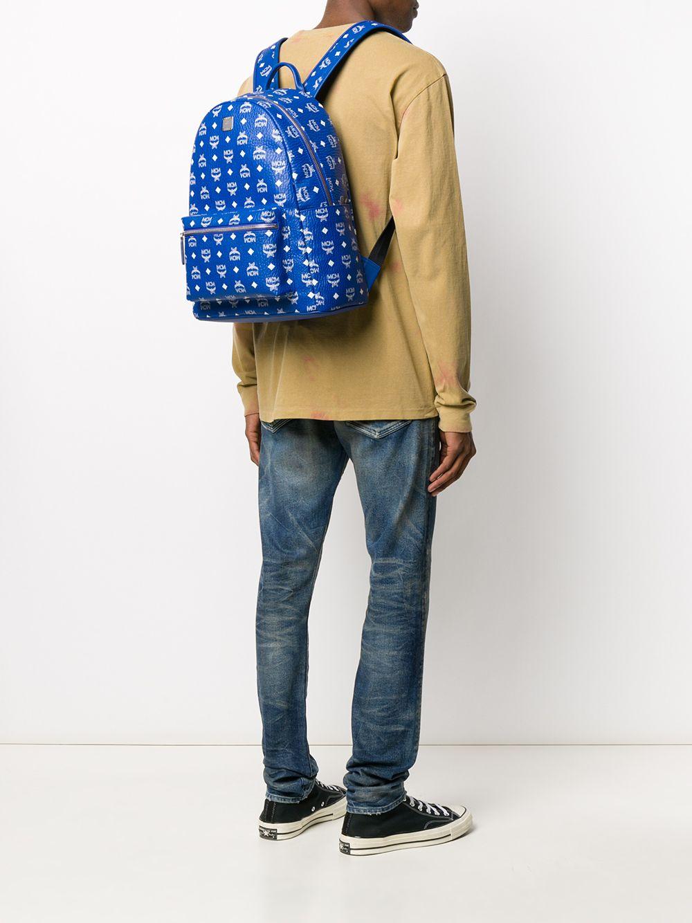 MCM MMK Stark Special Large Backpack Blue – ALB