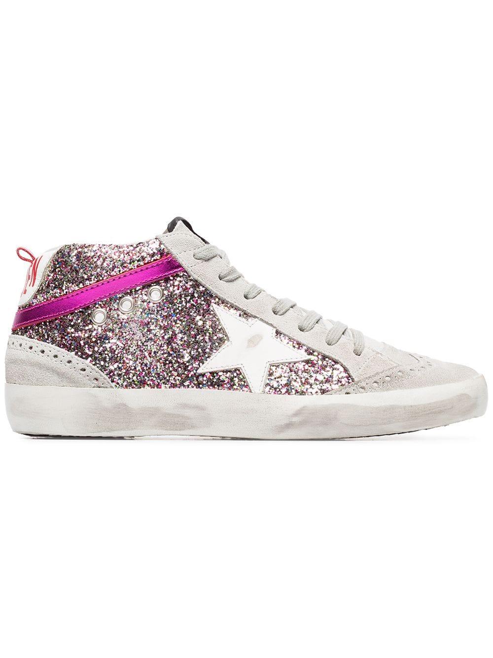 glitter golden goose high top
