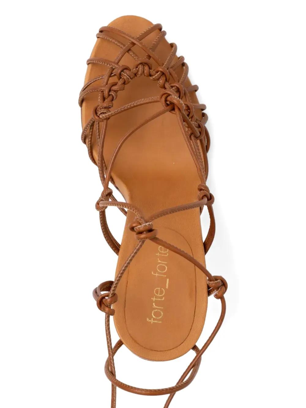 サンダル・ミュール FORTE FORTE Women Sandals 13691MYSHOES 2502 BROWN Forte Forte Sandals in Natural | Lyst Canada