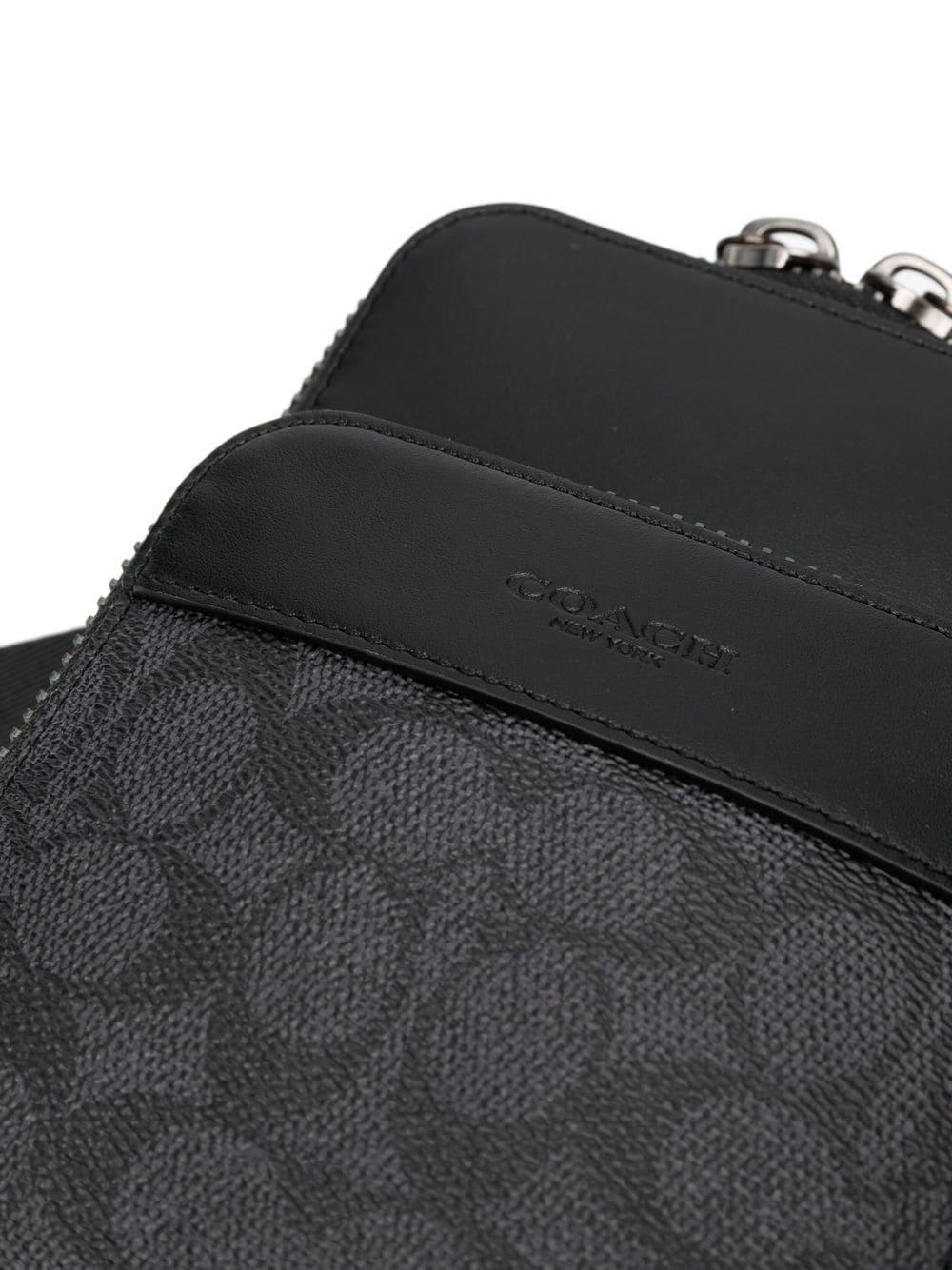 Coach black store sling bag