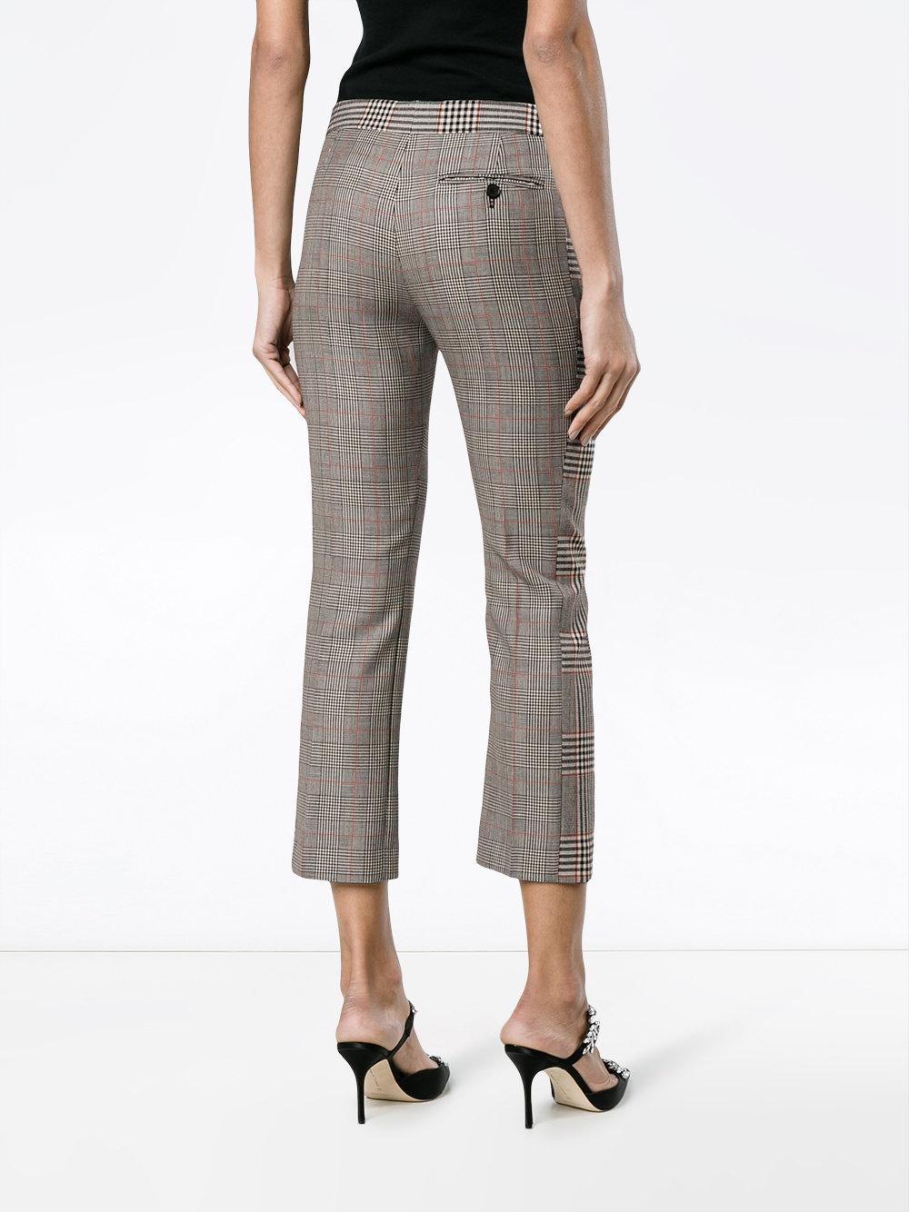 wool cropped trousers