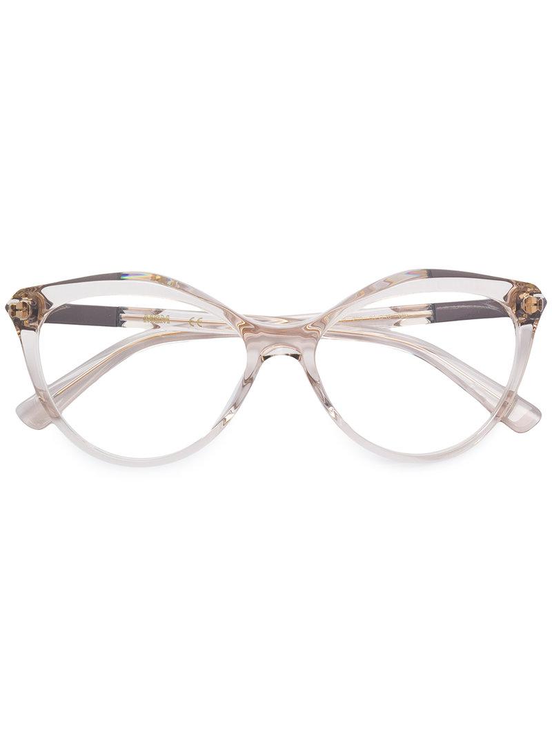 MCM Transparent Cat Eye Glasses | Lyst