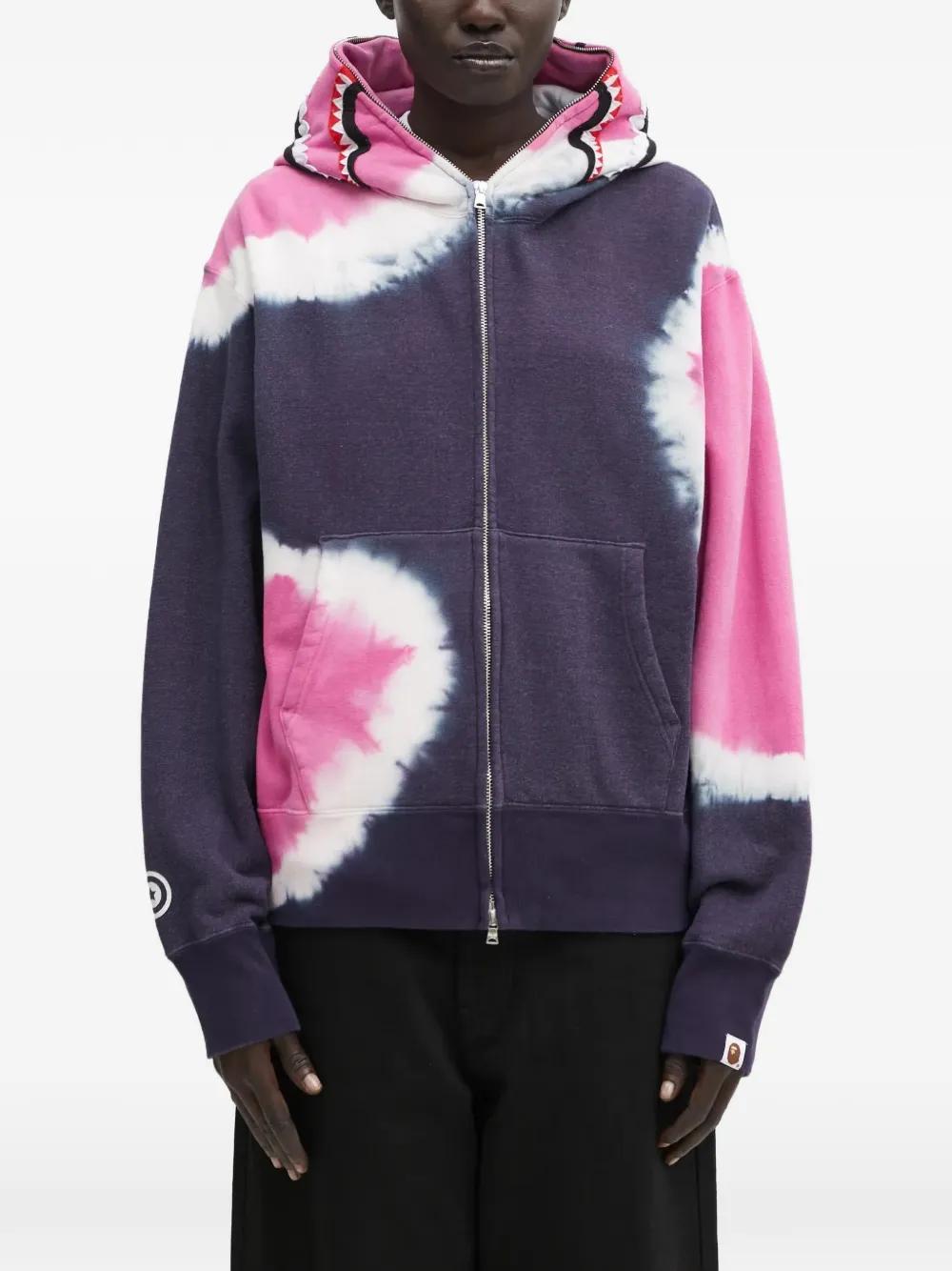 A Bathing Ape Hand Dye Shark パーカー ピンク | Lyst