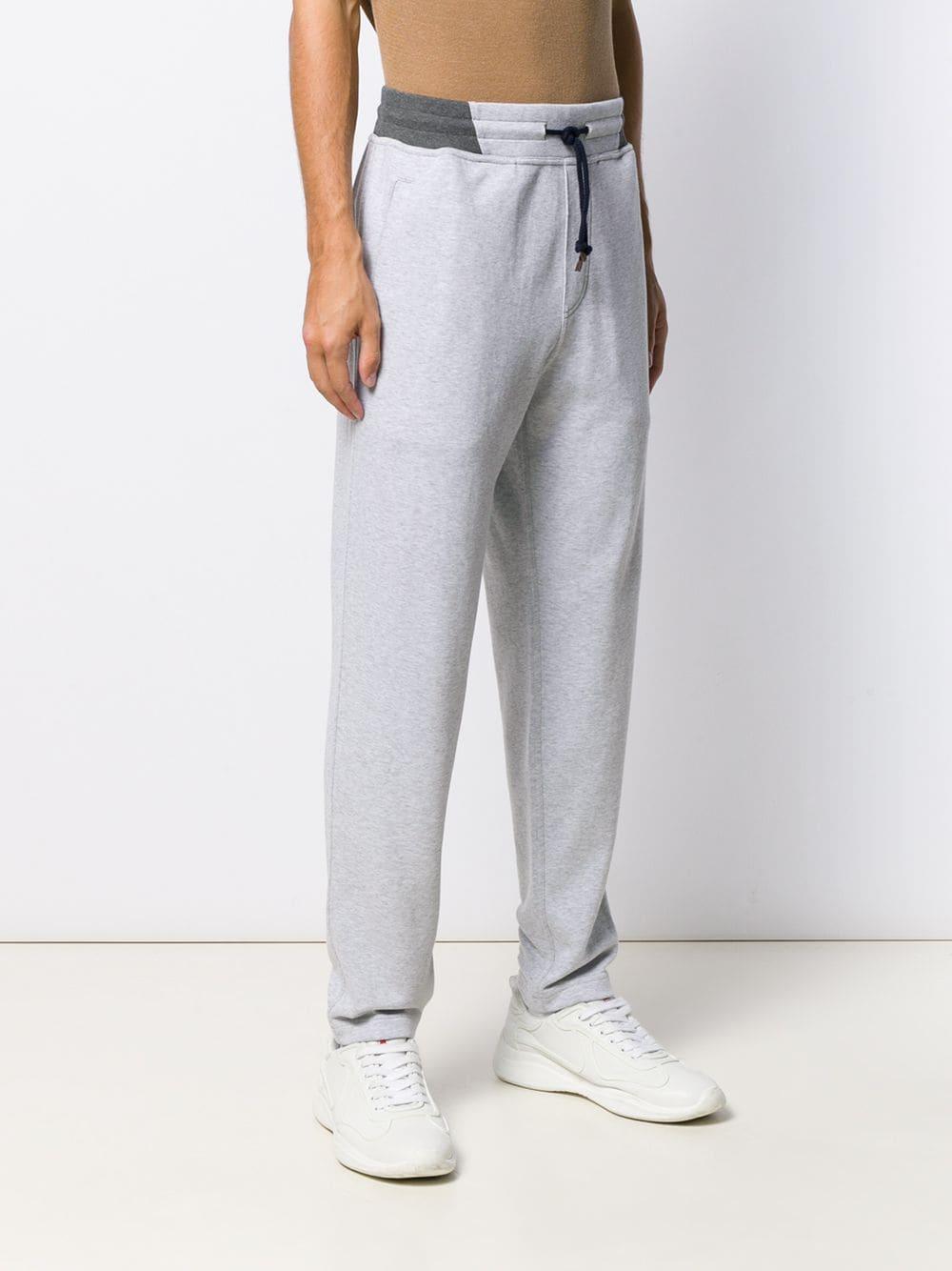 Brunello Cucinelli Track Pants in Grey (Gray) for Men - Lyst