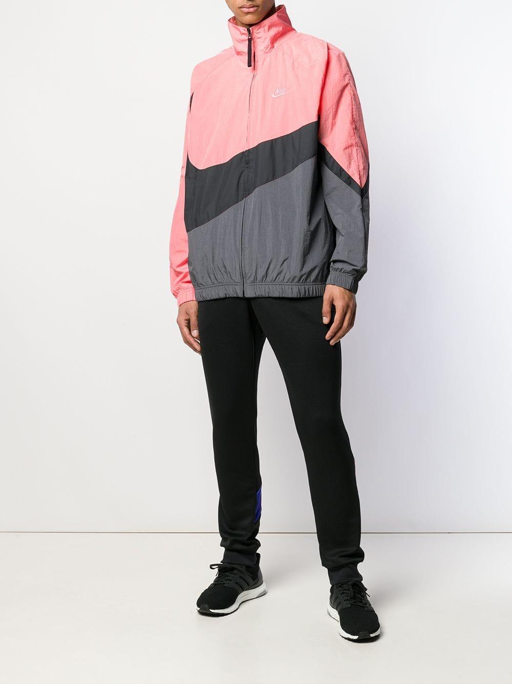 Nike Sportswear ''swoosh'' Woven Jacket in Pink for Men | Lyst Canada