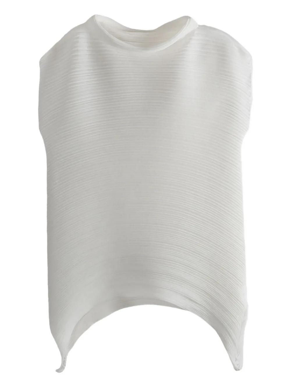 ISSEY MIYAKE PLEATS PLEASE タンクトップ ホワイト 3 ISSEY MIYAKE PLEATS PLEASE タンクトップ ホワイト 3 - メルカリ