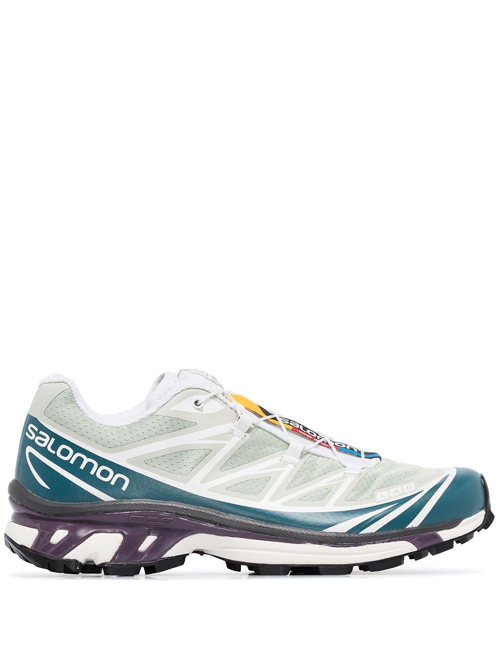 Salomon Lab Grey And Blue Xt-6 Advanced Sneakers in Green | Lyst