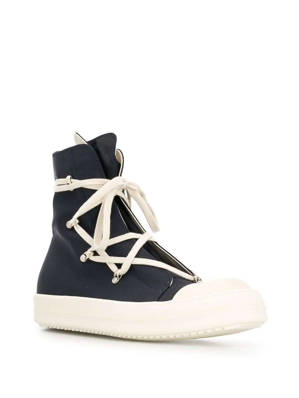 blue rick owens sneakers