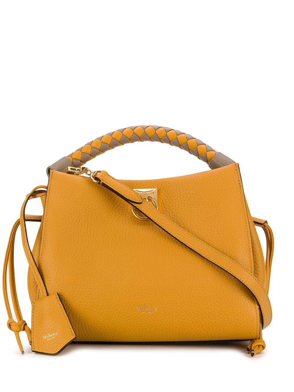 yellow over the shoulder bag