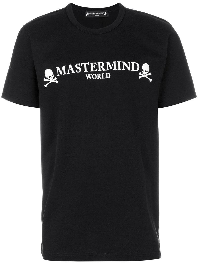 Mastermind Japan Cotton Logo T-shirt in Black for Men - Lyst