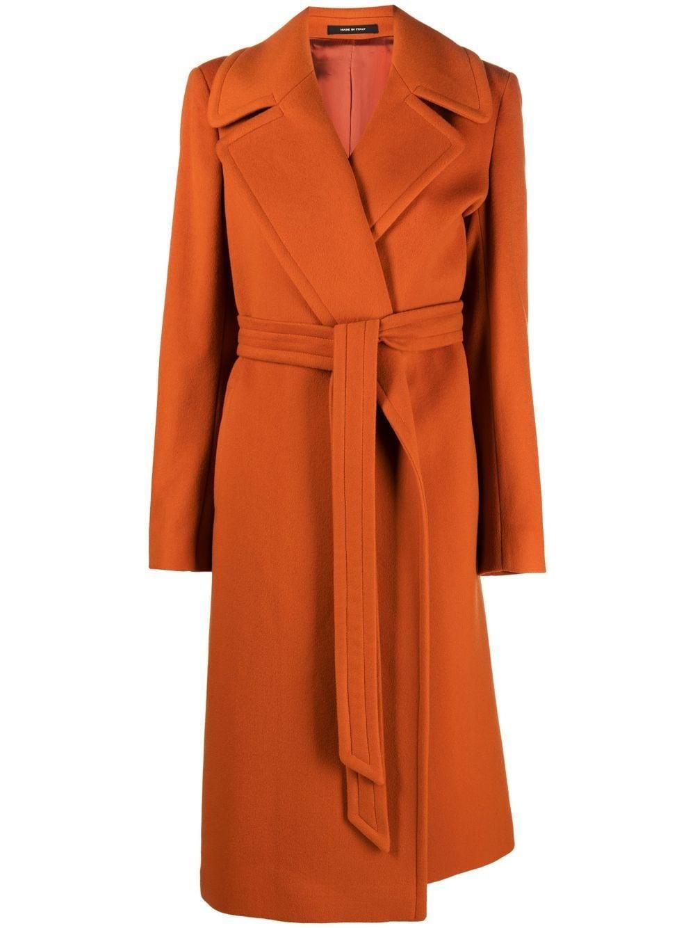 Womens Coats Tagliatore 0205 Coats Tagliatore 0205 Wool Coat in Orange 
