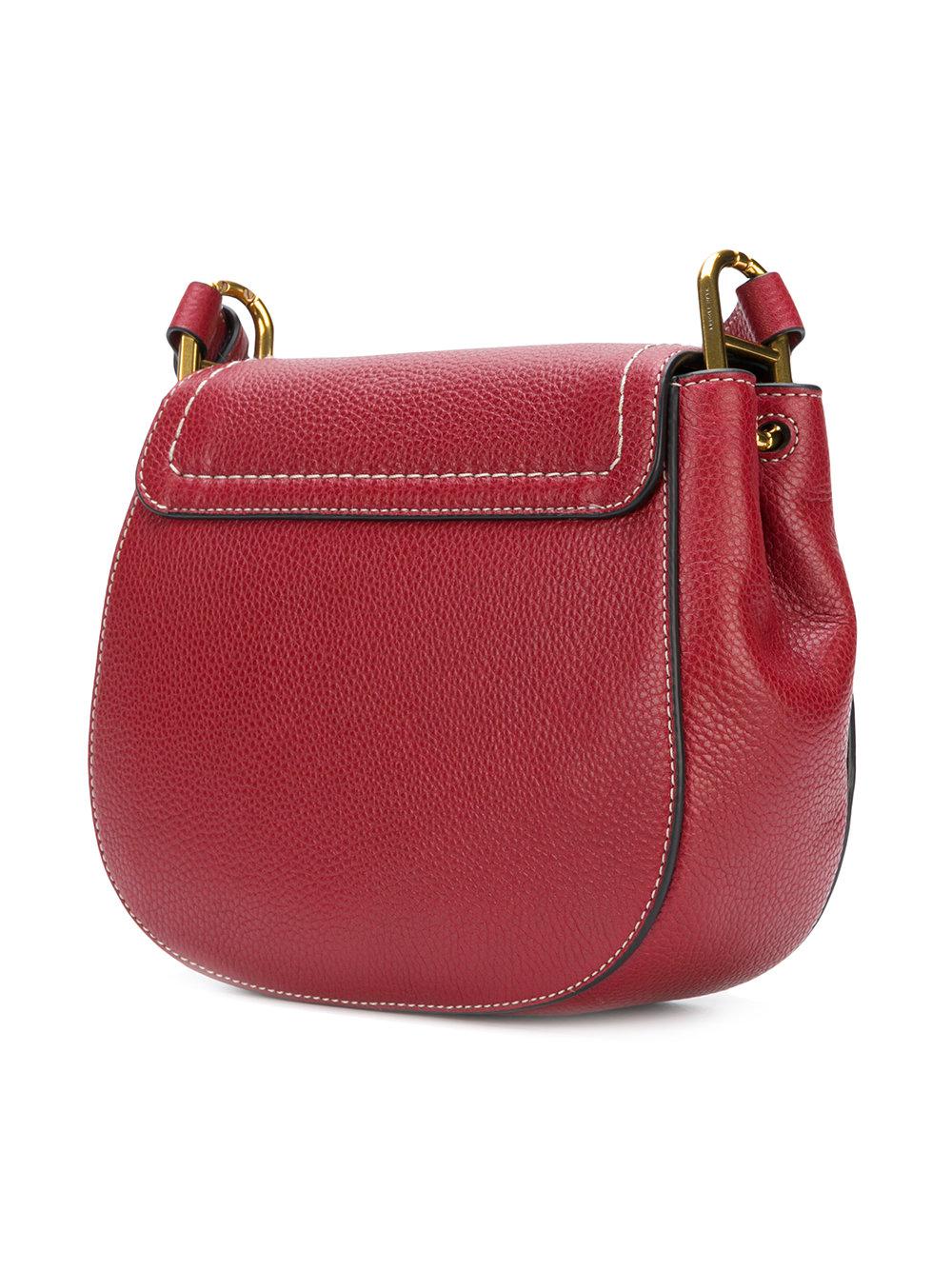 Marc Jacobs Leather Maverick Shoulder Bag in Red - Lyst
