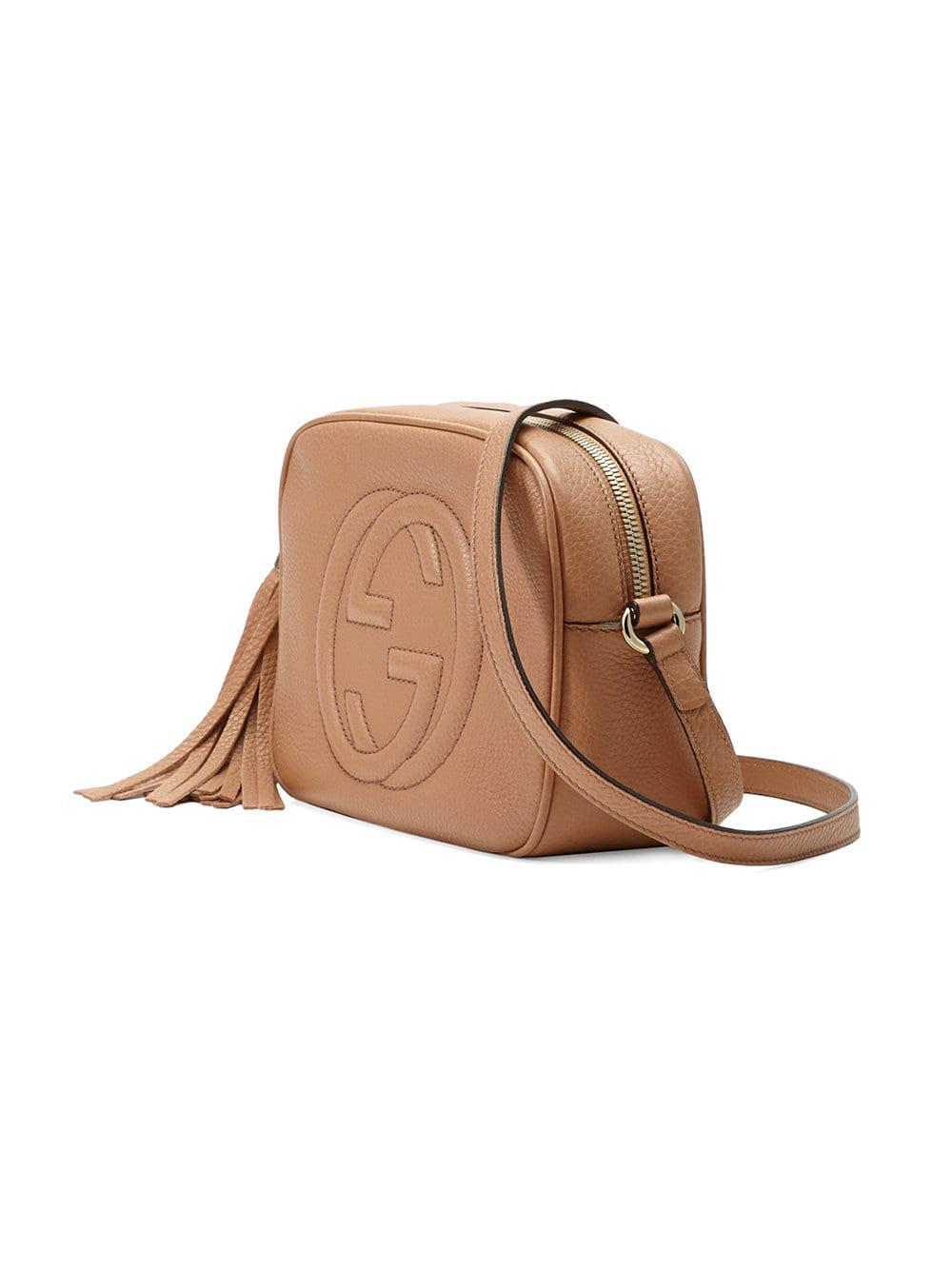 Soho Leather Disco Cross-body Bag Gucci en coloris Neutre | Lyst