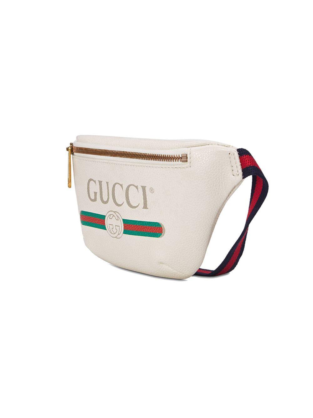 Gucci White Printed Nylon Gucci Merveilleux Children's Belt Bag - Yoogi's  Closet