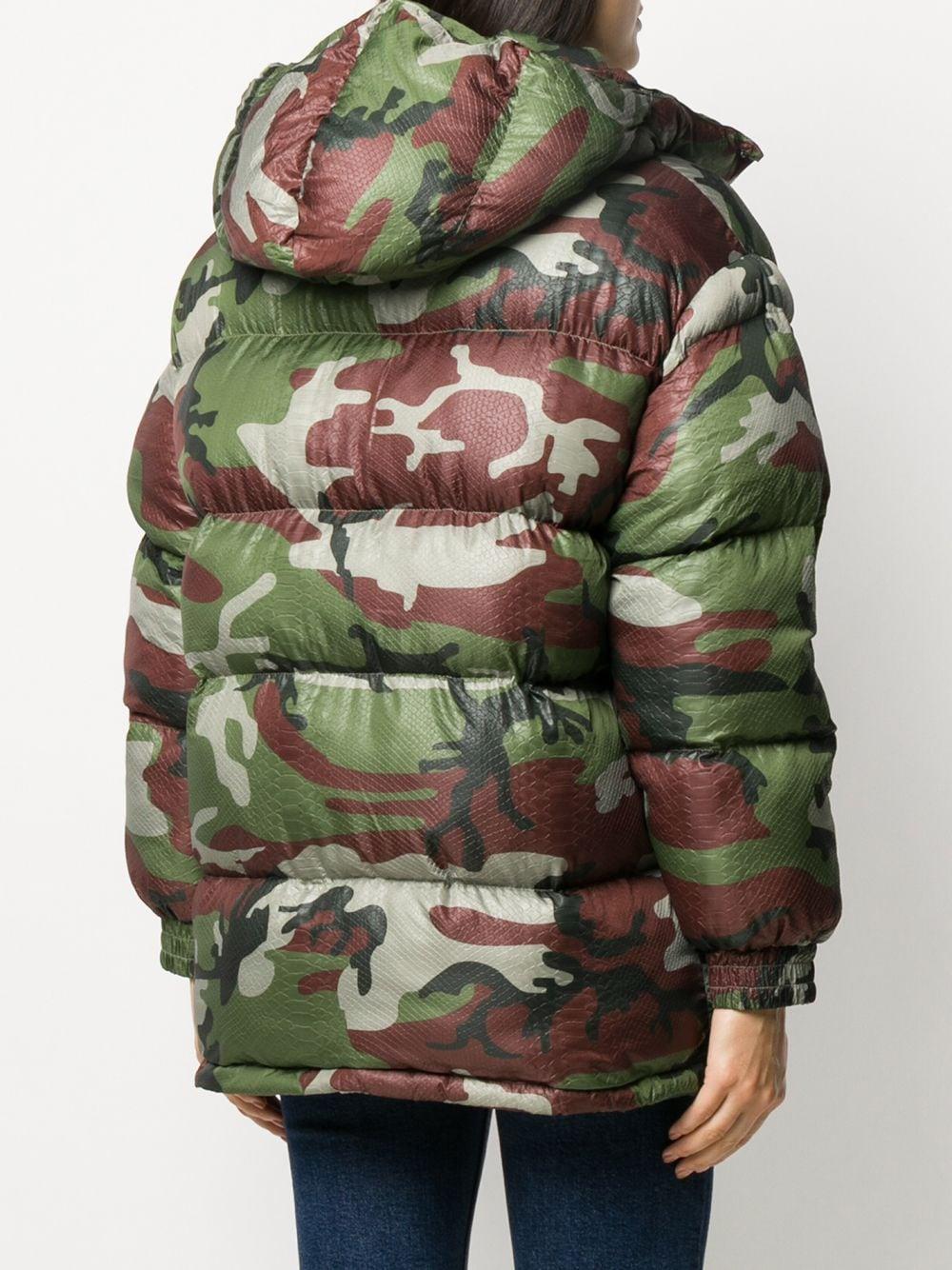 Doudoune à imprimé camouflage Champion en coloris Vert | Lyst