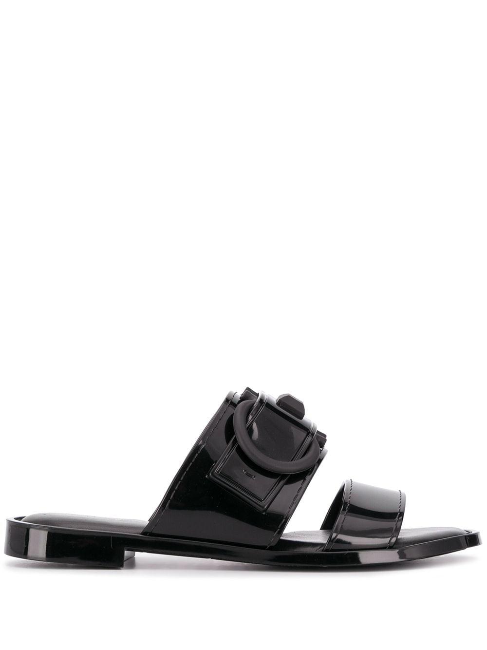 Ferragamo 10mm Taryn Pvc Sandals in Black - Save 10% - Lyst