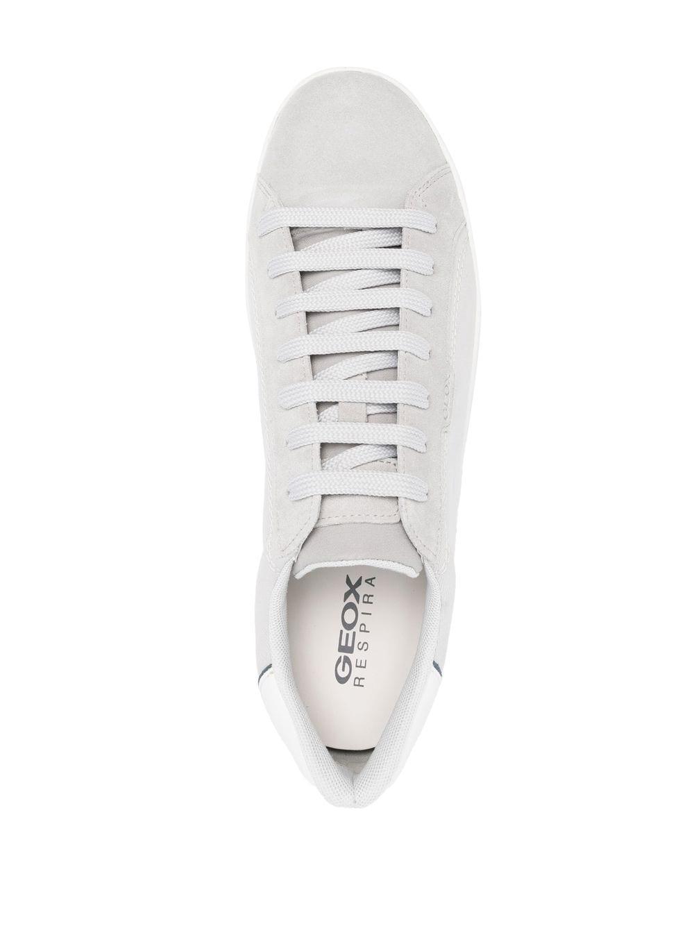 Geox Pieve Lace-up Trainers in White for Men | Lyst