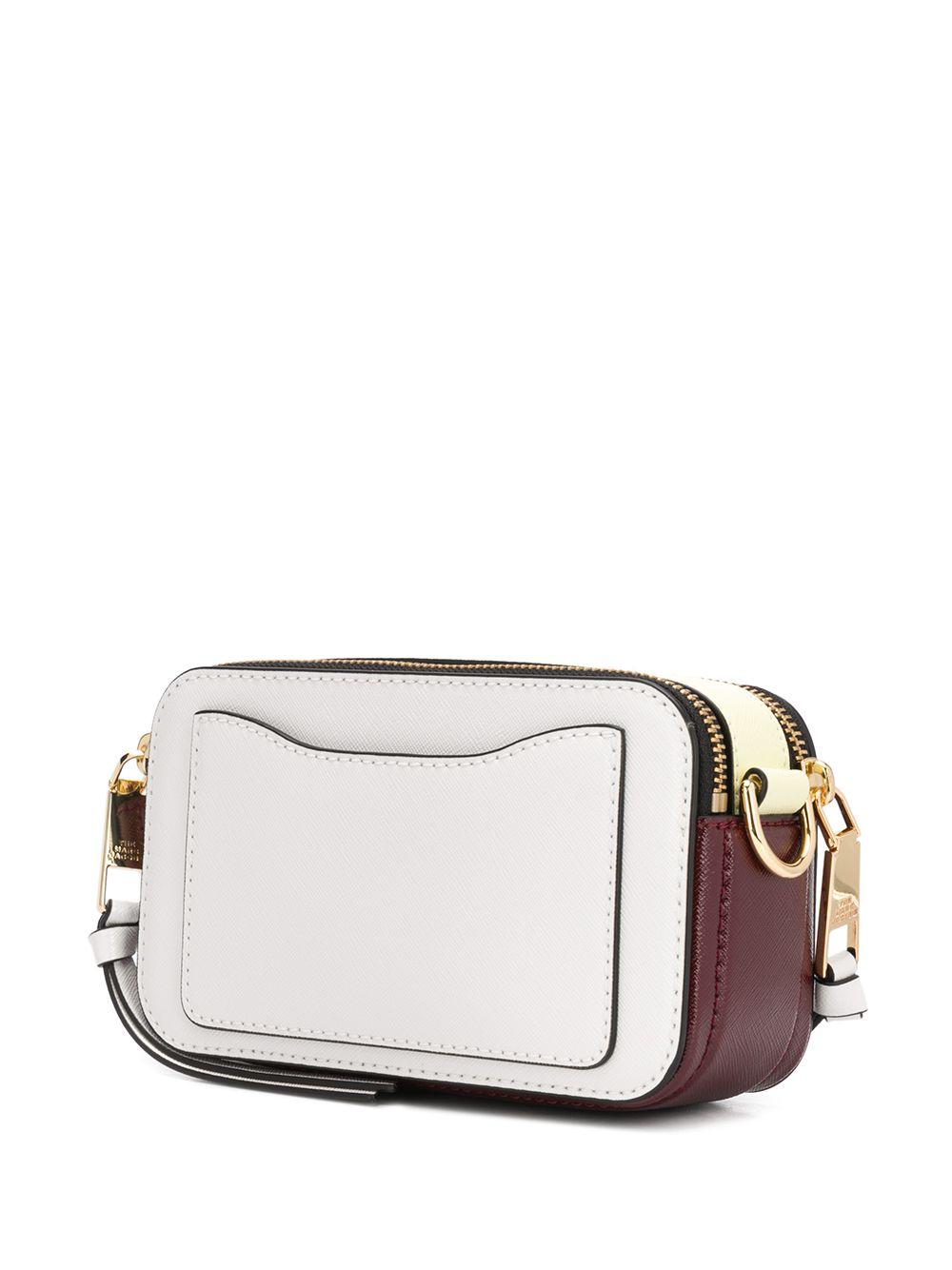 Marc Jacobs Leather The Snapshot Crossbody Bag in White Lyst