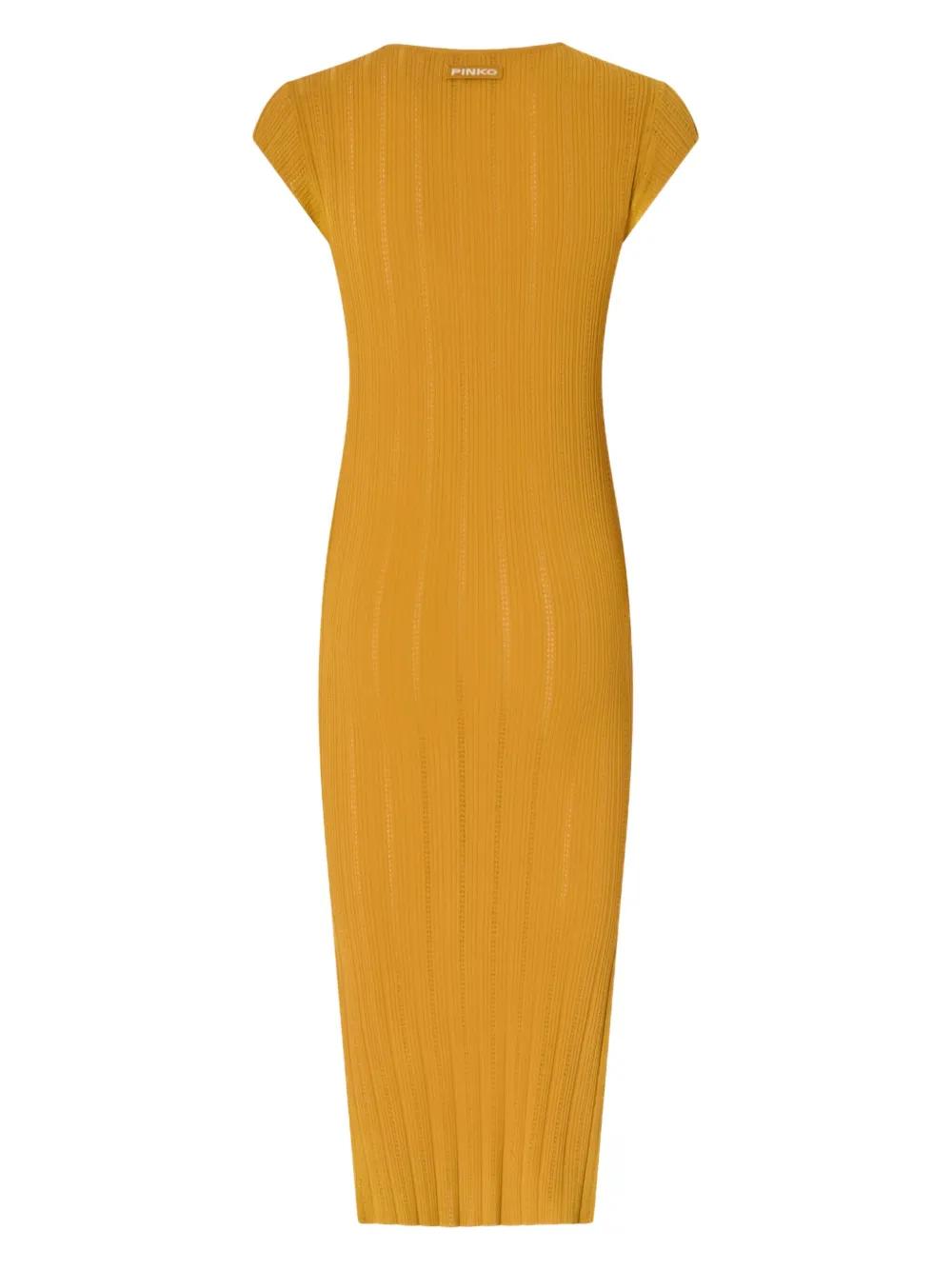 オールインワン・サロペット Pinko Midi Dress With Ribbed Texture オールインワン・サロペット Pinko Midi Dress With Ribbed