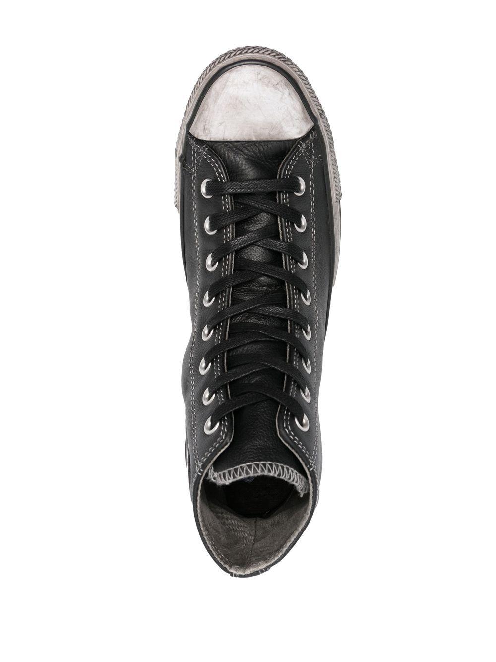 Converse Taylor Distressed High-top Sneakers Black for Men | Lyst