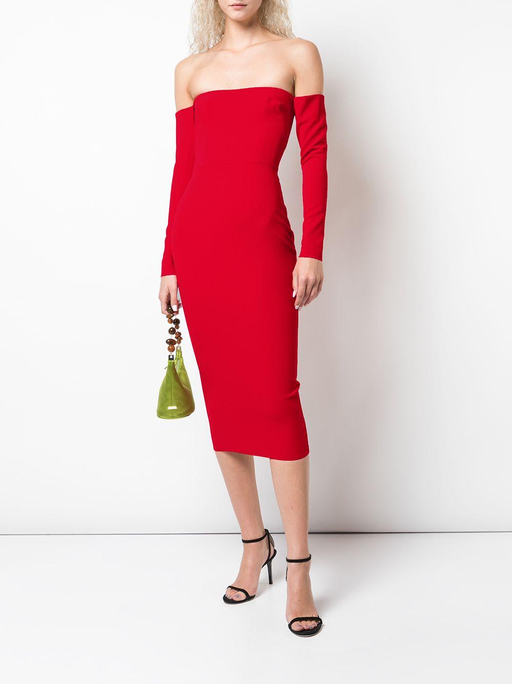 alex perry red gown
