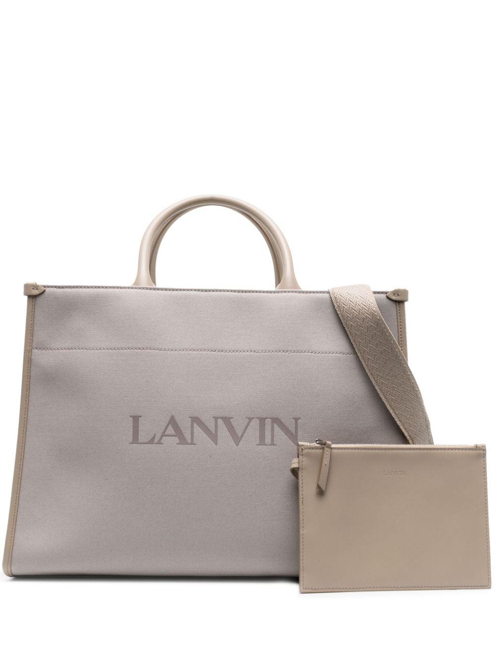 Lanvin In&out Tote Bag in Gray | Lyst