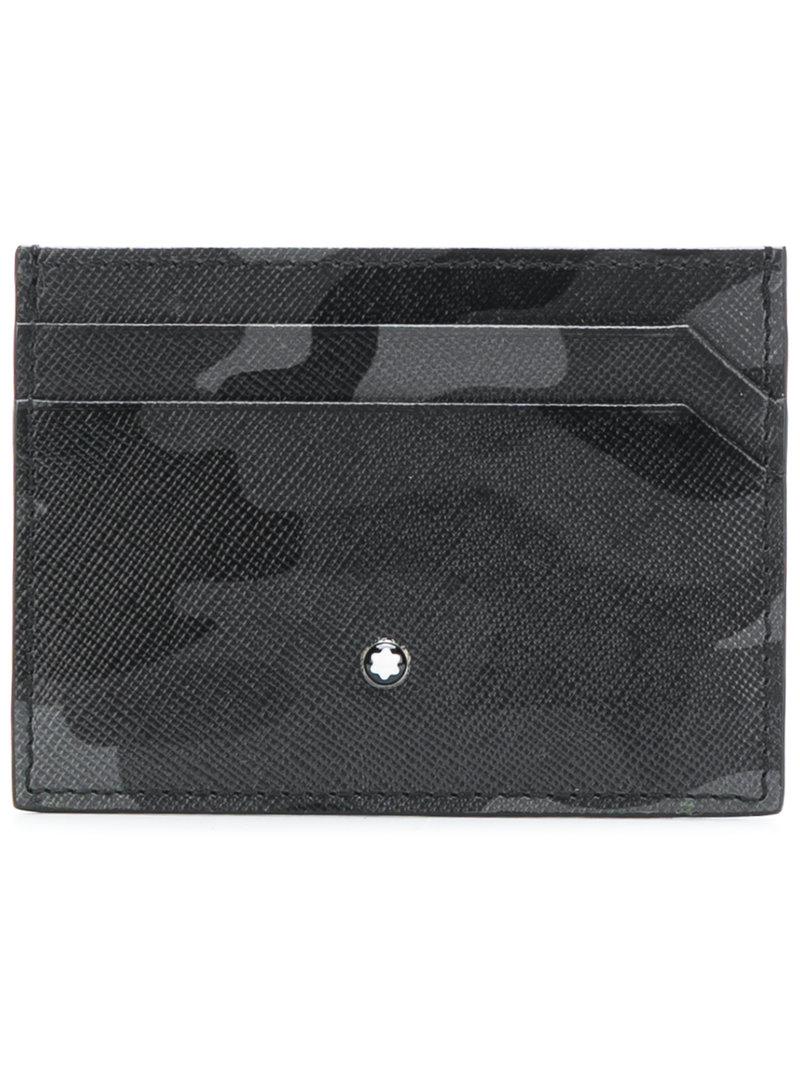 Montblanc Leather Camouflage Print Cardholder in Green for Men | Lyst Canada