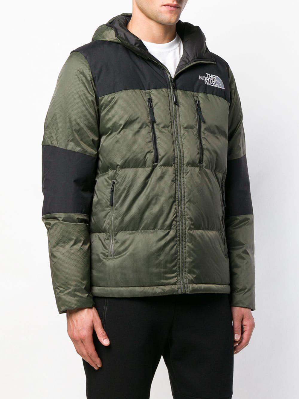 the north face green puffer jacket