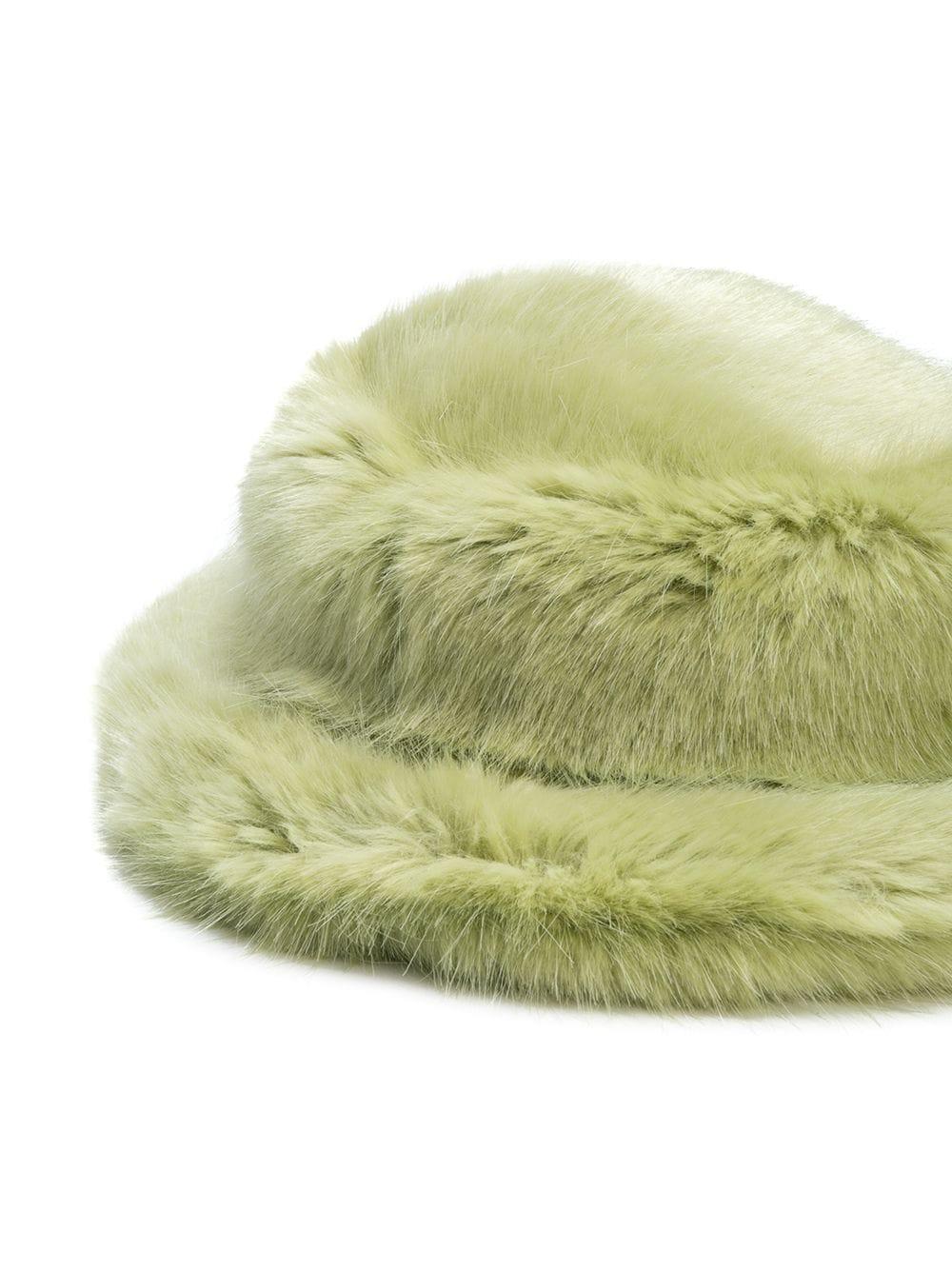 Emma Brewin Faux Fur Bucket Hat in 