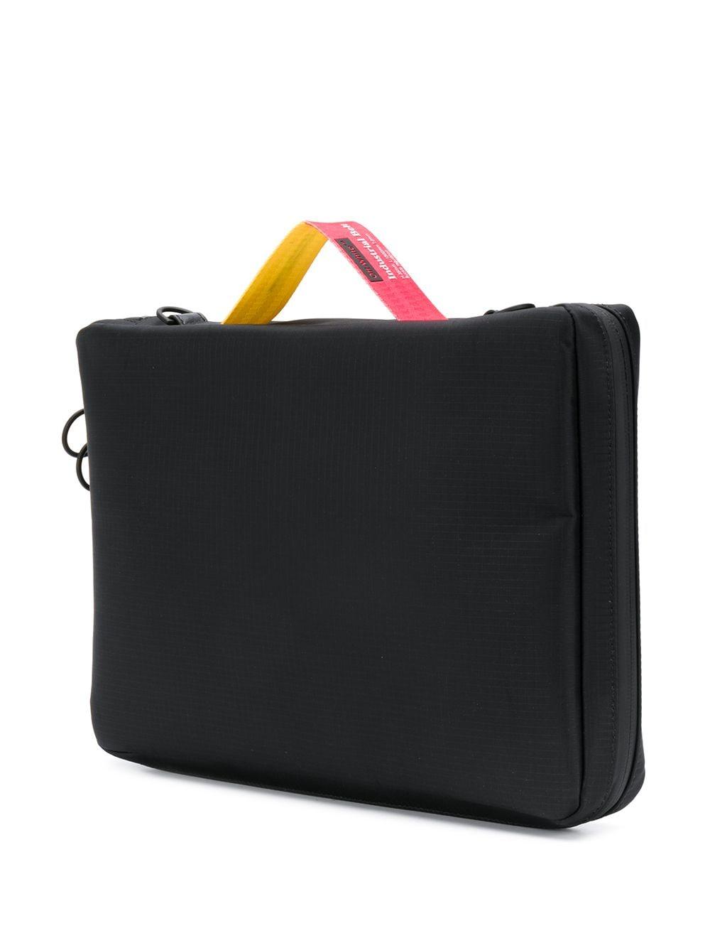 Off-White c/o Virgil Abloh Industrial Strap Laptop Bag in Black | Lyst