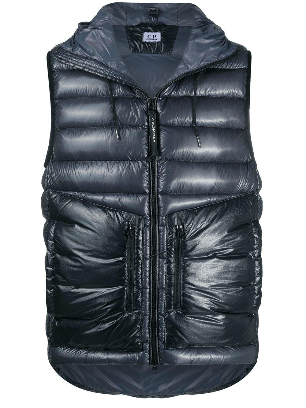 C.P. Company Pertex goggle-hood Gilet in Blue for Men | Lyst