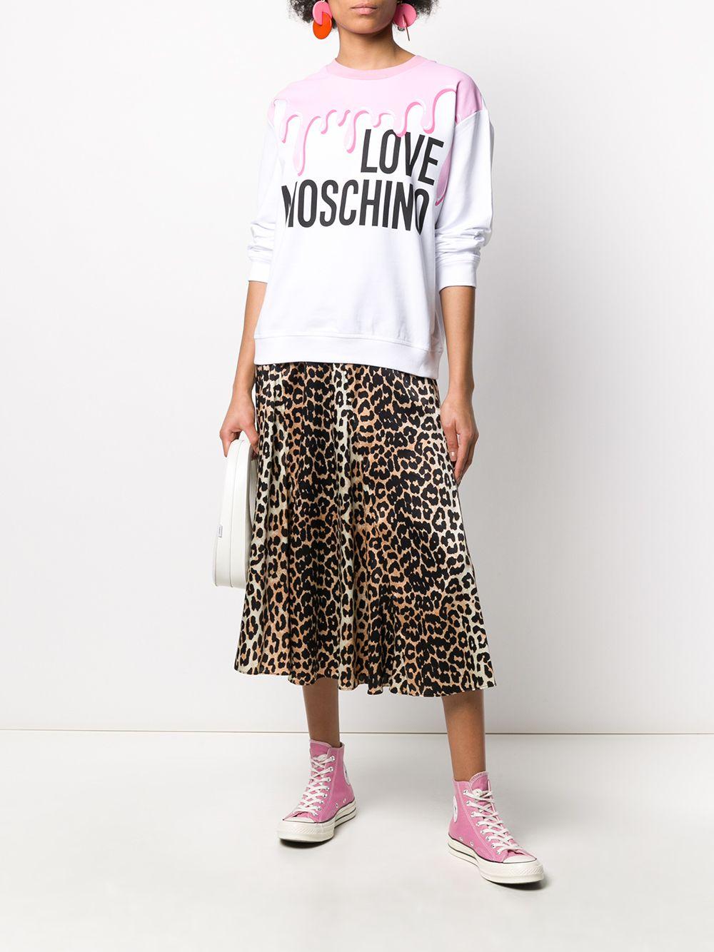 moschino drip jumper