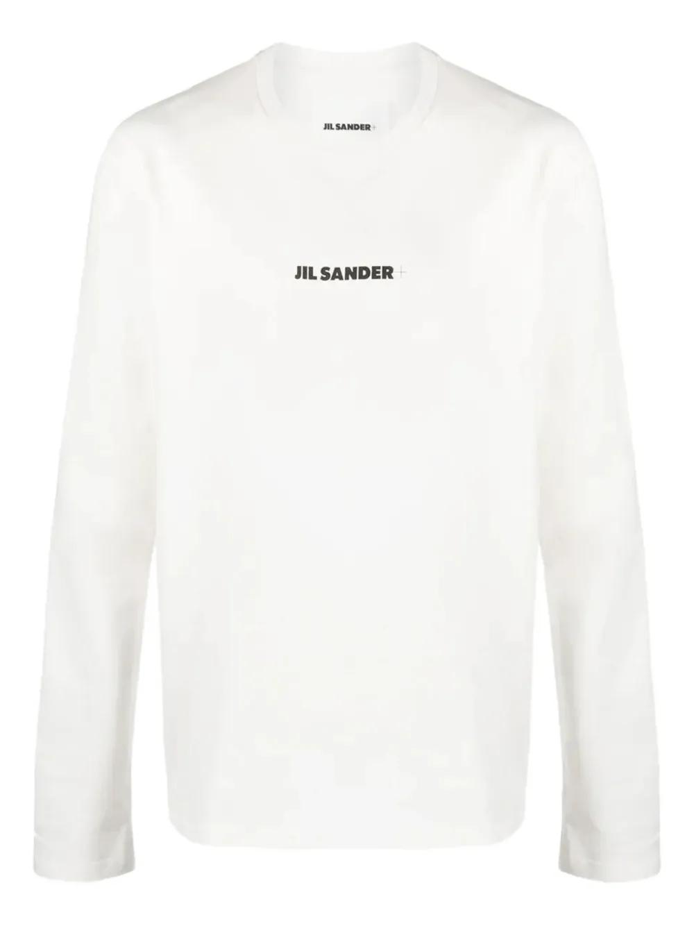 【関税&送料込み】Jil Sander White Long Sleeve T-Shirt Wit Jil Sander Long-sleeve t-shirts for Men | Online Sale up to