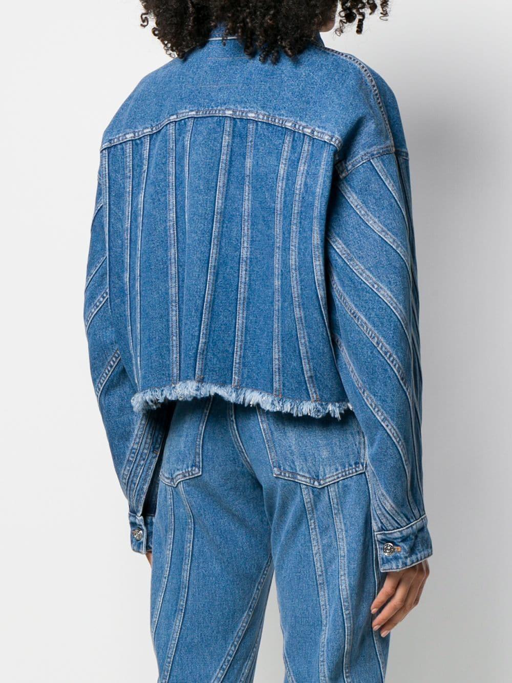 mugler jean jacket