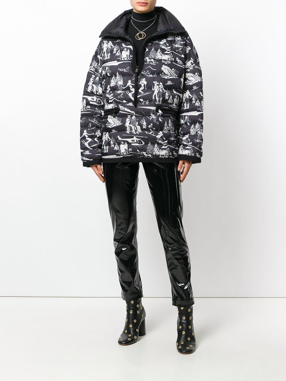 moncler ski print jacket