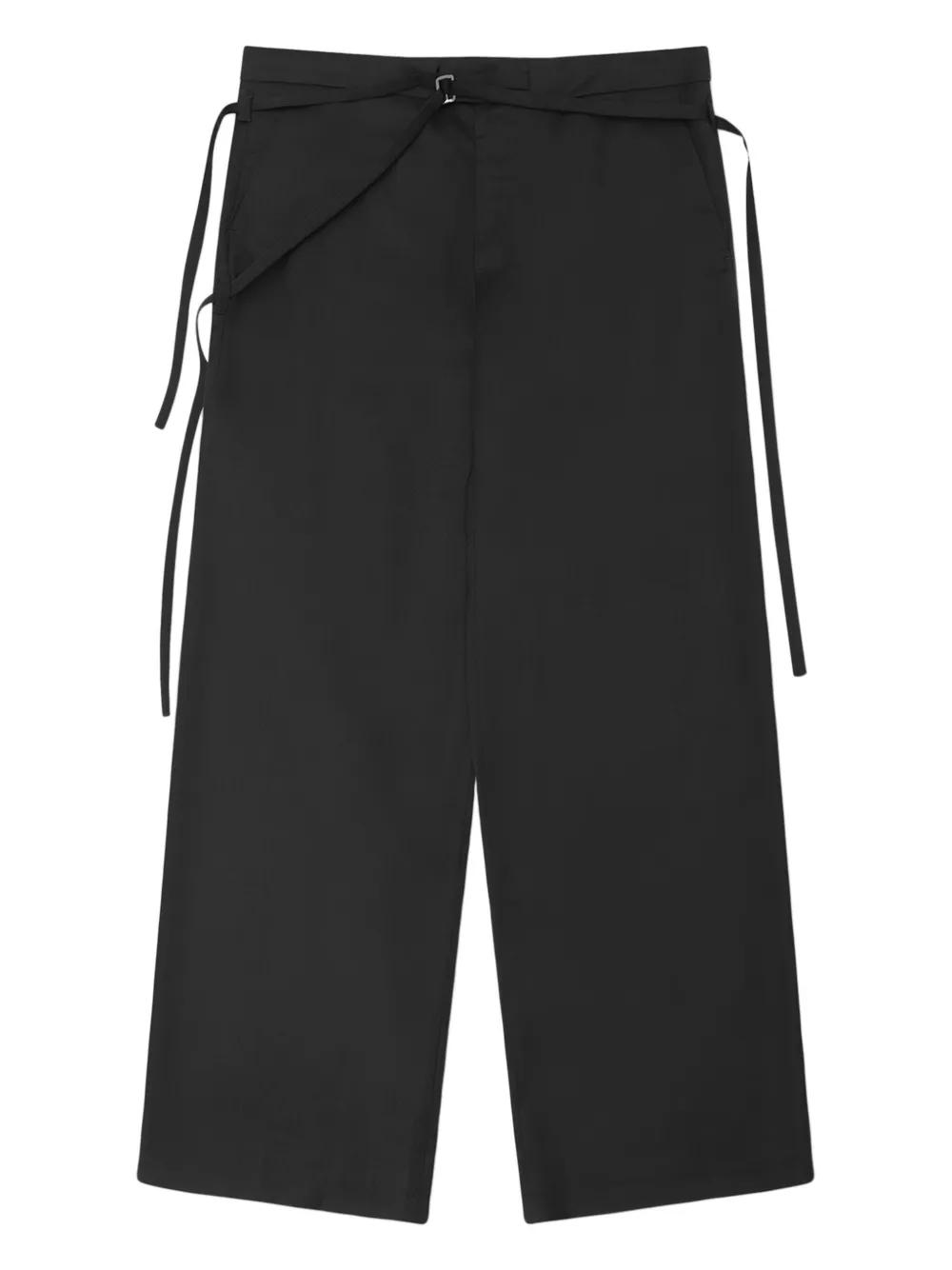 HELIOT EMIL ヘリオットエミル ブラックパデッド テクニカルパンツ