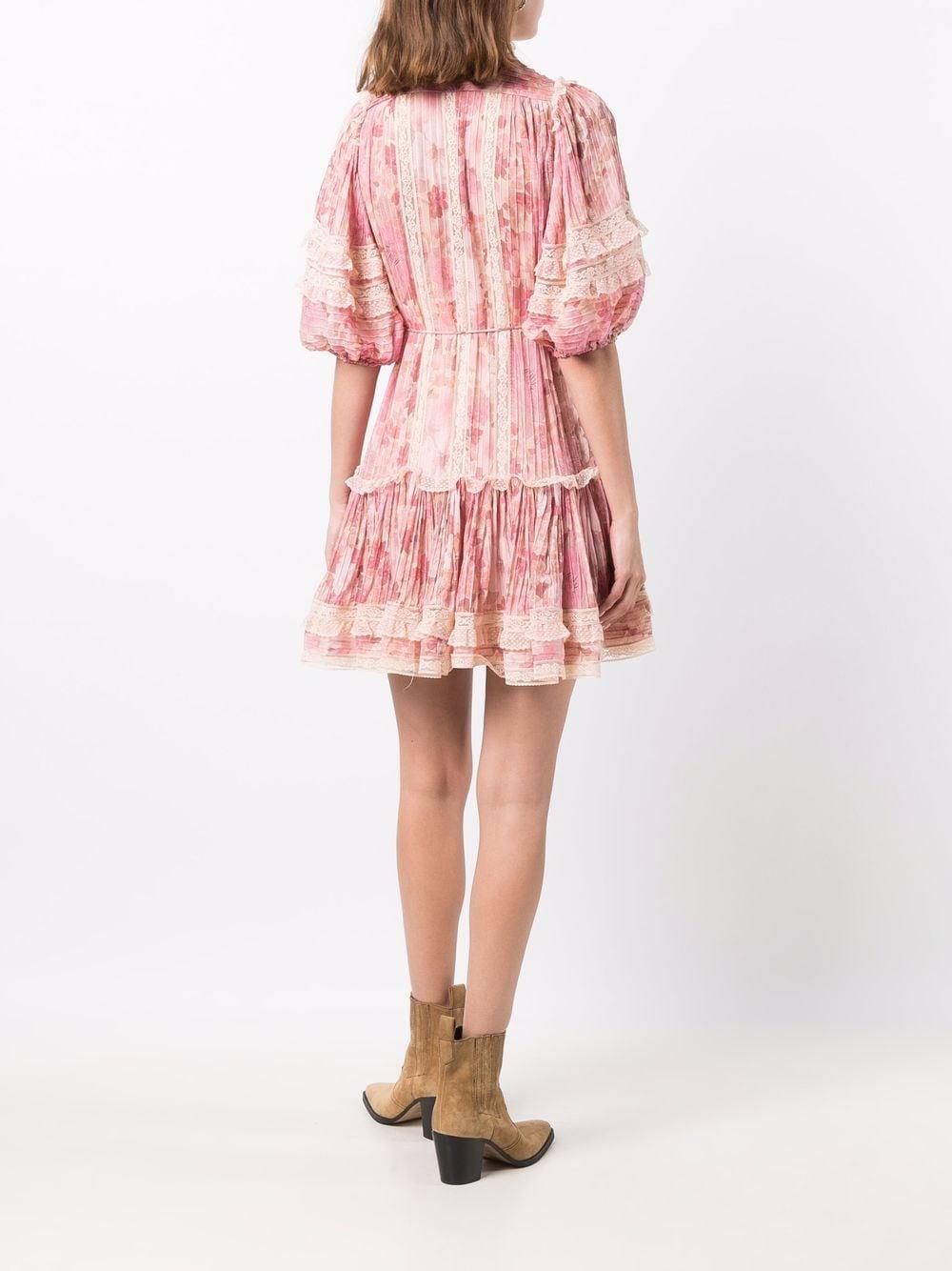zimmermann floral print mini dress
