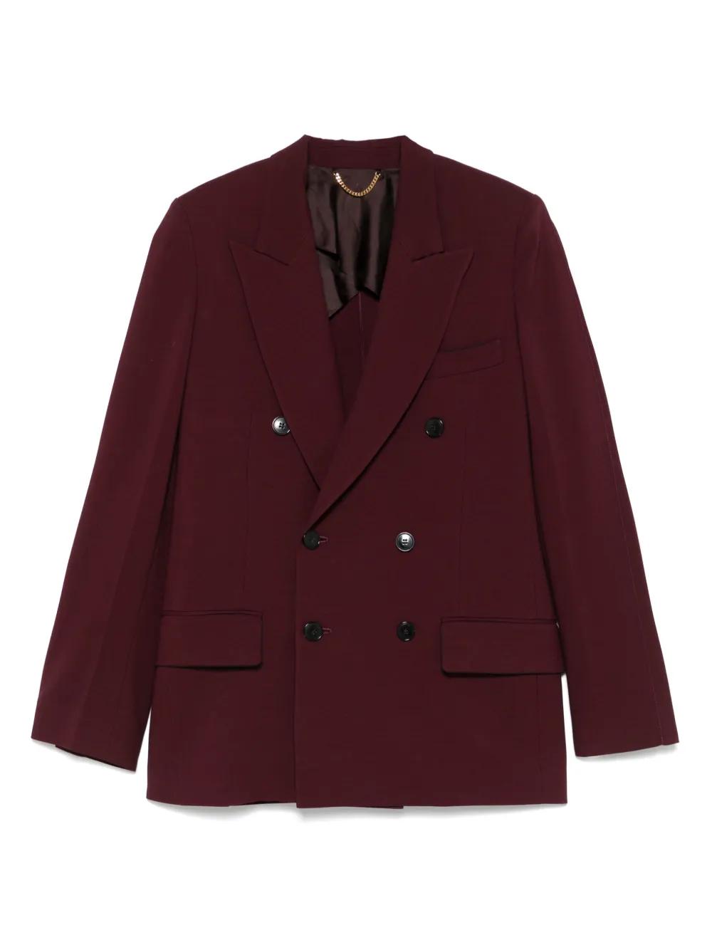 Victoria Beckham ダブルブレストジャケット ブラウン SS25 Women's Designer Coats | Designer Jackets | Victoria Beckham