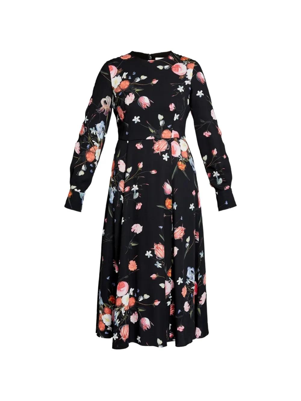 fitted light purple prom dress ERDEM STRAPPY FIT AND FLARE MIDI DRESS – Belinda International