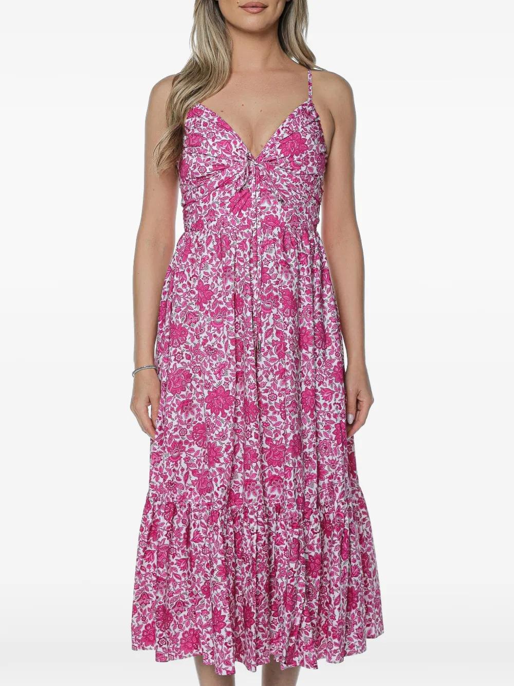 Sakemata Michael Kors Pink Flower Dress Michael Kors Dresses For Women  Online Sale Up To 70%