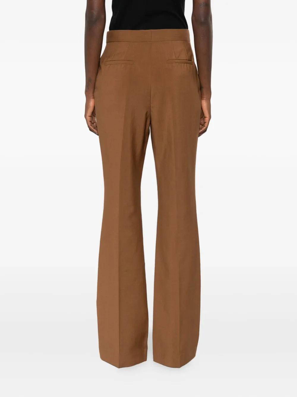 パンツ FENDI LIGHT BROWN WOOL PANTS Pants Fabric Brown | Fendi