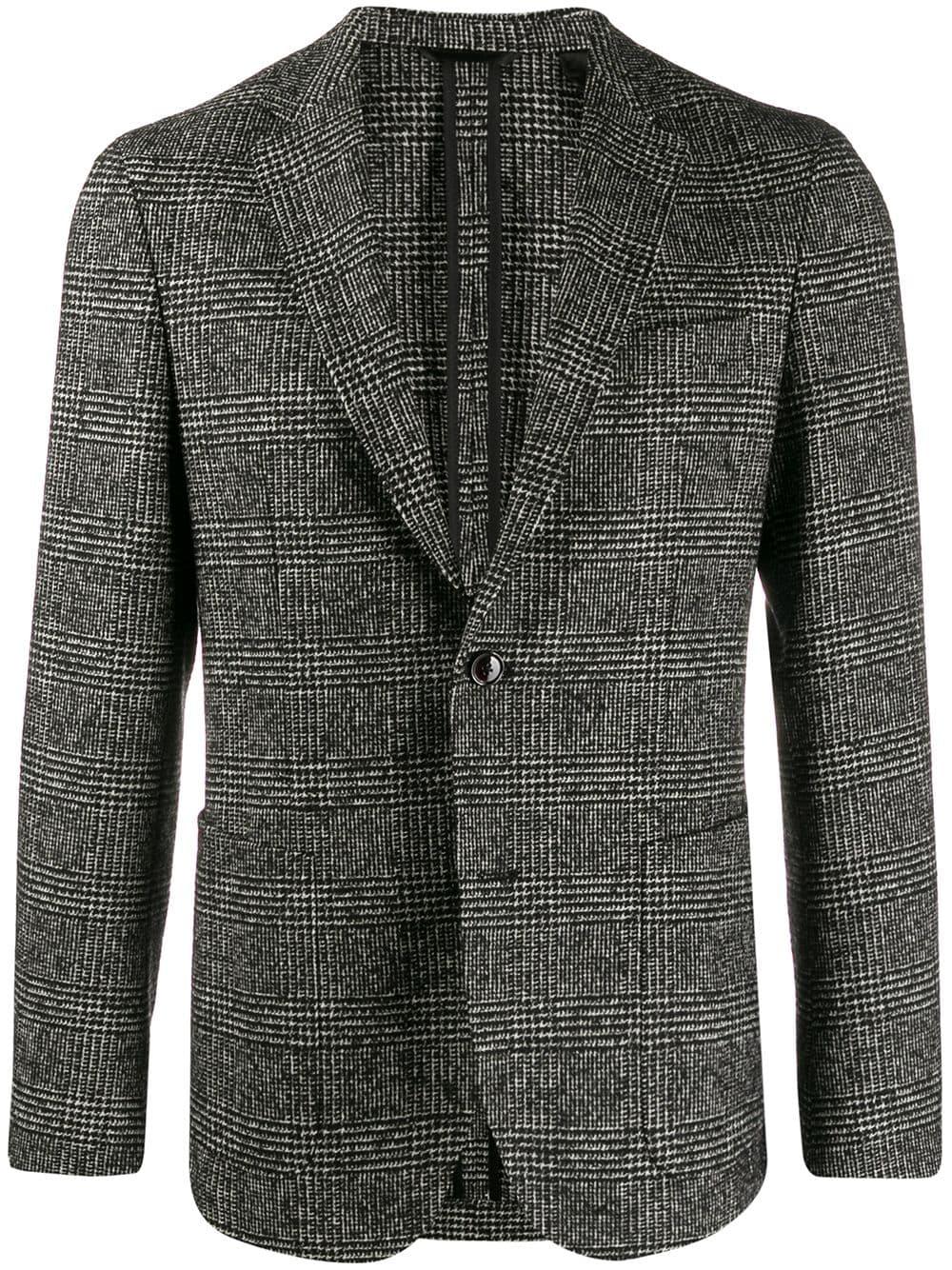 BOSS by Hugo Boss Wool Plaid Blazer in Grey (Gray) for Men Lyst