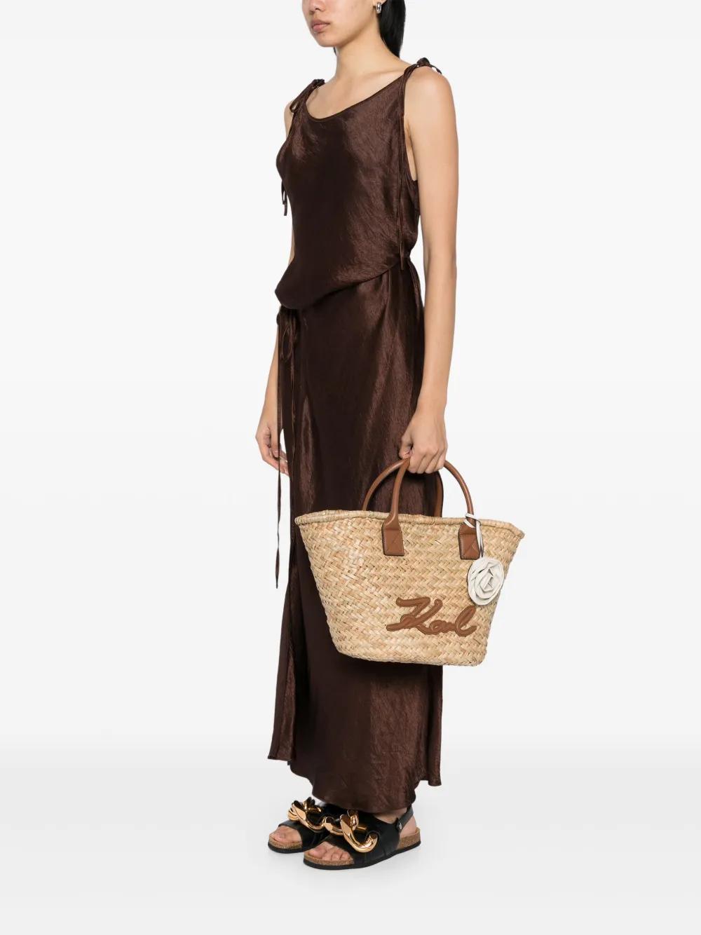 KARL LAGERFELD JEANS Beach Shopper Donna - Tote In Carta, Design Moderno