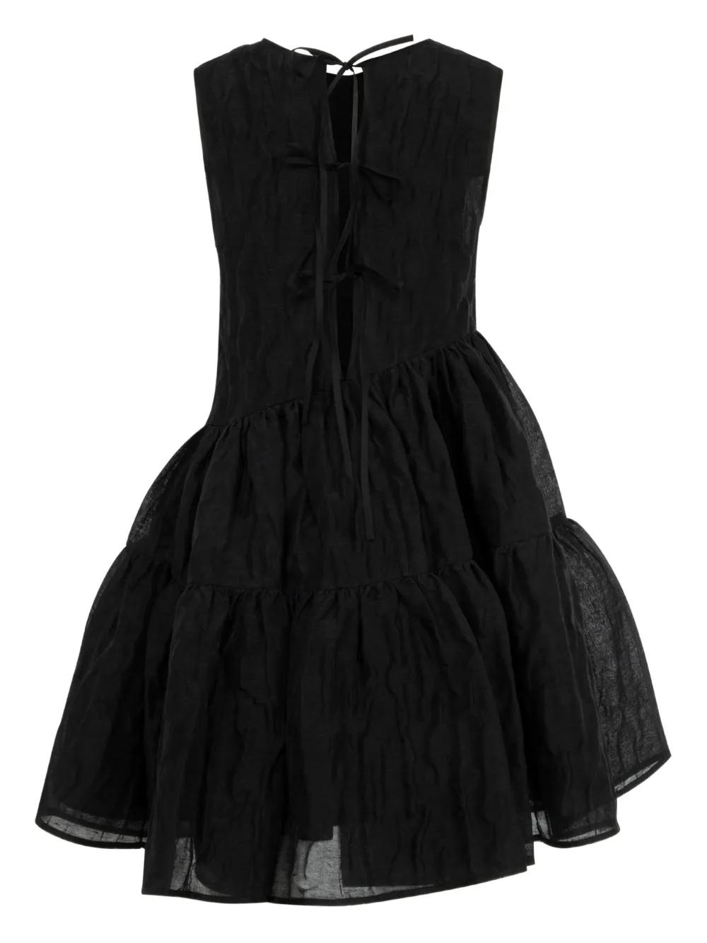 Cecilie Bahnsen Abigail Dress in Black | Lyst