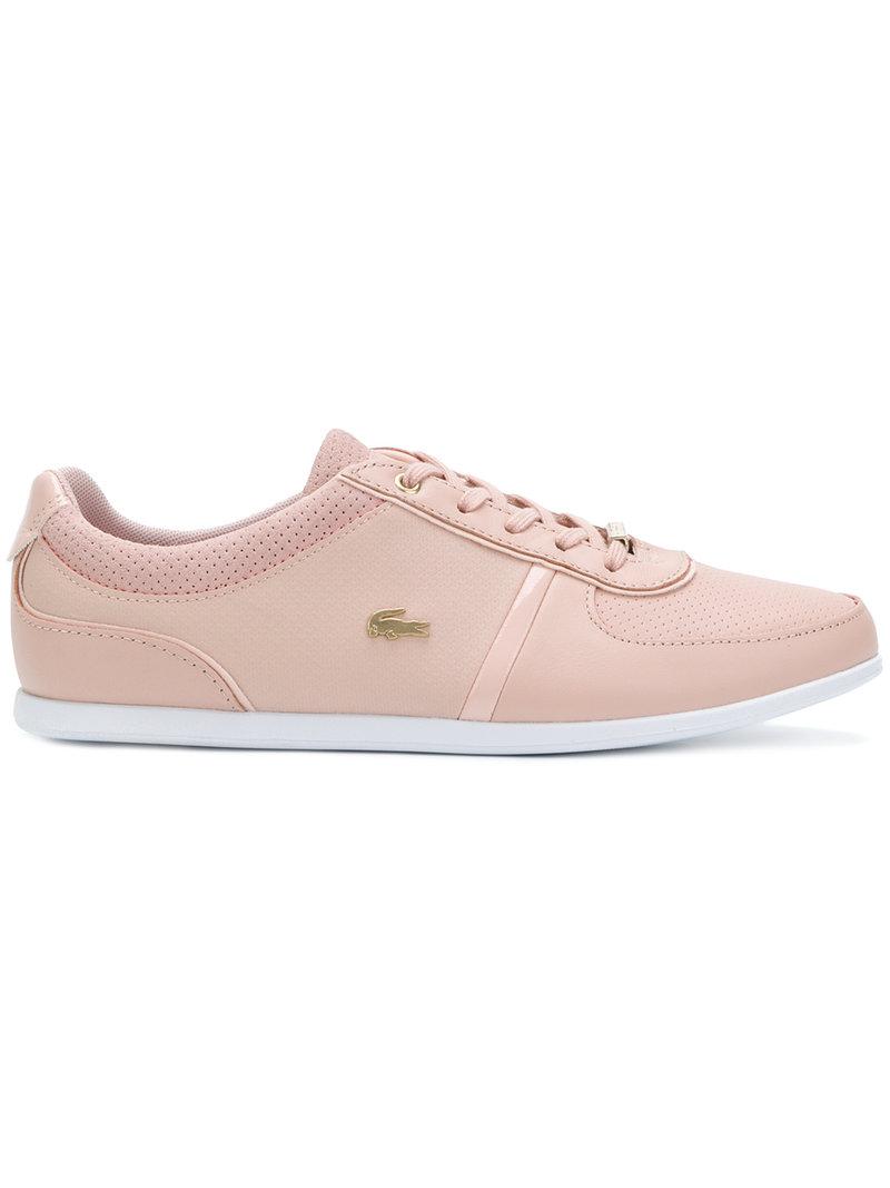Lacoste Leather Low Top Sneakers in Pink & Purple (Pink) for Men | Lyst  Australia